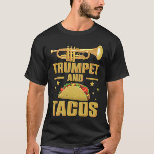 Trompetklep Petten en Tacos trompetmondstuk T-shirt