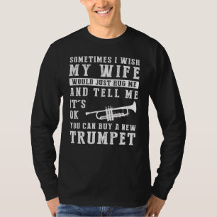 Trompetmelodieën van hunkerend T-shirt: knuffels, T-shirt