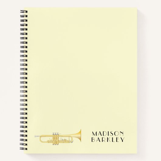 Trompetmusicus Band Docent Notitieboek (Voorkant)