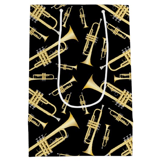 Trompetmuziekleraar Medium Cadeauzakje (Achterkant)