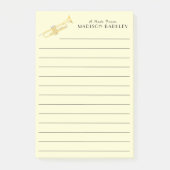 Trompetmuzikant Band Docent Notities Post-it® Notes (Voorkant)