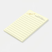Trompetmuzikant Band Lerarenotities Post-it® Notes (Schuin)