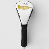 Trompetontwerp Golfheadcover (Voorkant)