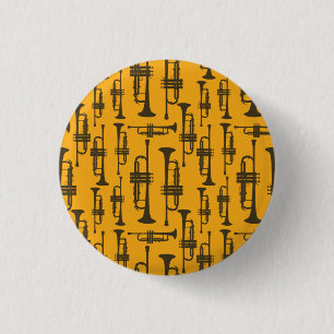 Trompetpatroon Button