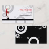 trompetringen visitekaartje (Voorkant / Achterkant)