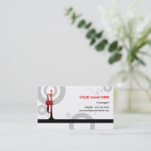 trompetringen visitekaartje (Staand voorkant)