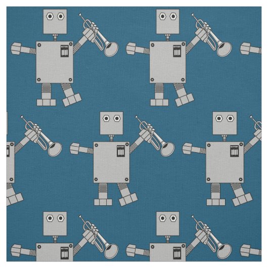 trompetrobot stof (Swatch)