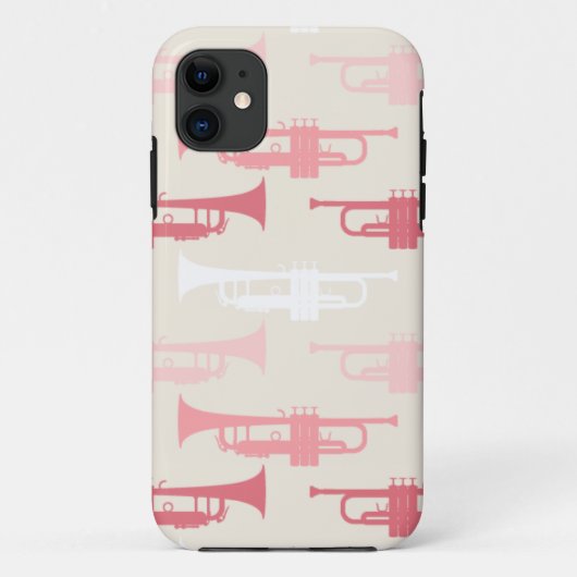 trompetroze Case-Mate iPhone case (Achterkant)