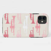 trompetroze Case-Mate iPhone case (Achterkant (horizontaal))