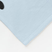 Trompetsectie Blauwe Muziek Fleece Deken (Hoek)