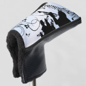 Trompetsectie Blauwe Muziek Golfheadcover (3/4 voorkant)