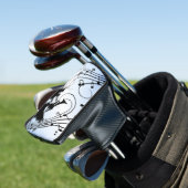 Trompetsectie Blauwe Muziek Golfheadcover (Insitu)