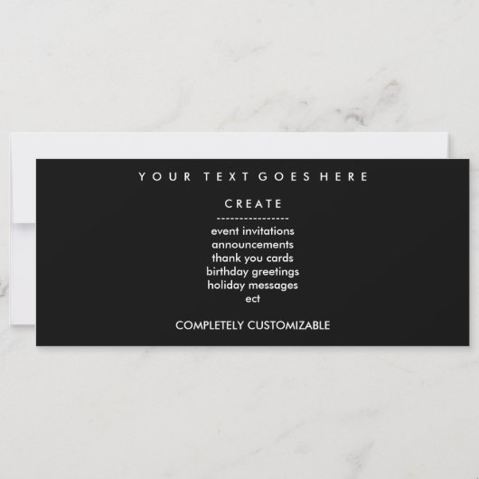 trompetsilhouet kaart (Achterkant)