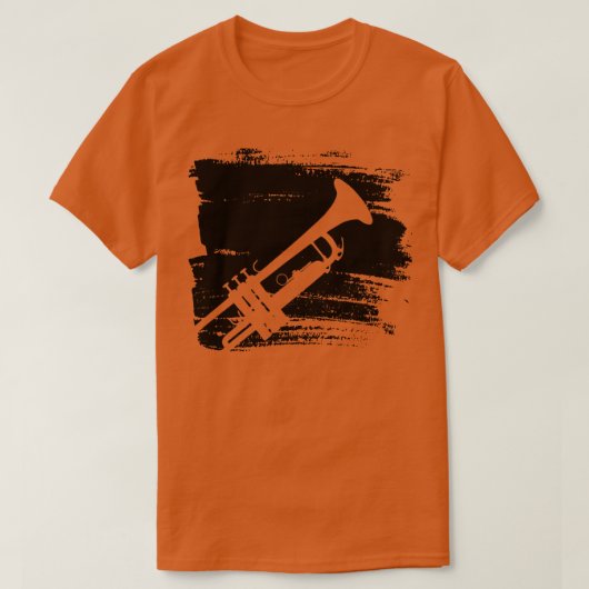Trompetspeler 3 t-shirt (Design voorkant)