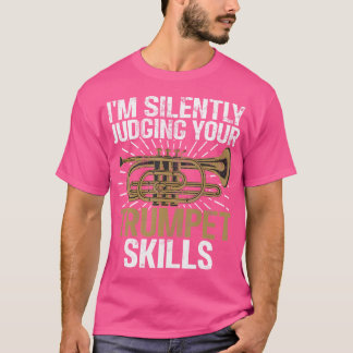 Trompetspeler geschenken voor Hobby Trompetter Ret T-shirt