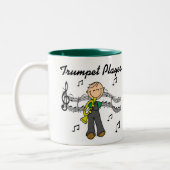 Trompetspeler Mok (Links)