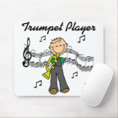 Trompetspeler Muismat (Met muis)
