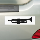 Trompette Bb Bumpersticker (Op auto)