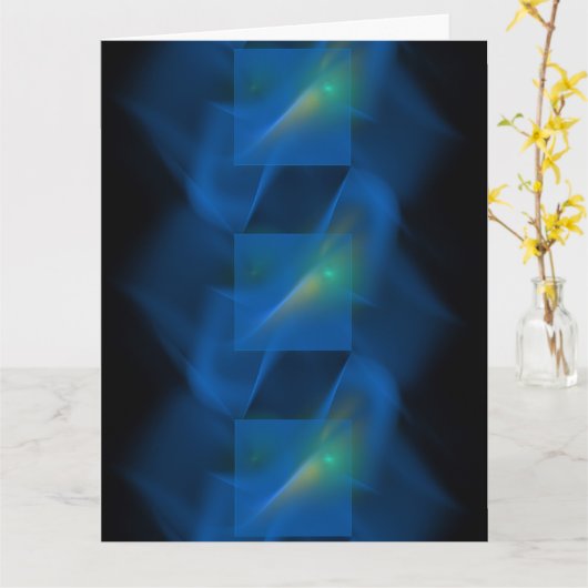 Trompetten van Angels Blank BIG Kaart (Gele Bloem)