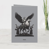 Trompetten van de Infernale Hertog Gemompel Kaart (Achterkant)