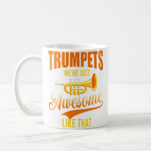 Trompetten We'Re Gewoon Geweldige Muziek Ritme Ork Koffiemok