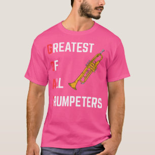 Trompetter Gezegde G.O.A.T trompet T-shirt