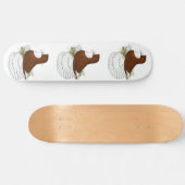 Trompetterduif Rood Kaalkop Skateboard (Horizontaal)
