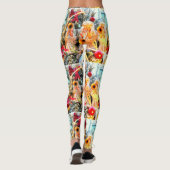 trompetterende engelen Thunder_Cove vakantie Leggings (Achterkant)