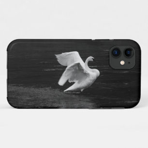 Trompetterzwaan b/w Case-Mate iPhone case