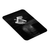 Trompetterzwaan b/w magneet (Rechterzijde)