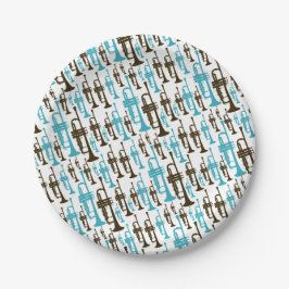 Trompetthema Papieren Bordje