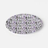 Trompetthema Papieren Bordje (Gekanteld)