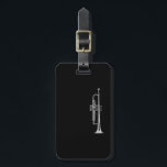 Trompettist Bagagelabel<br><div class="desc">Dit is een perfect muziekgeschenk voor elke trompettist,  van de marsband tot de jazzband. Laat je band nerd kant zien met dit trompet ontwerp.</div>