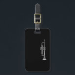 Trompettist Bagagelabel<br><div class="desc">Dit is een perfect muziekgeschenk voor elke trompettist,  van de marsband tot de jazzband. Laat je band nerd kant zien met dit trompet ontwerp.</div>