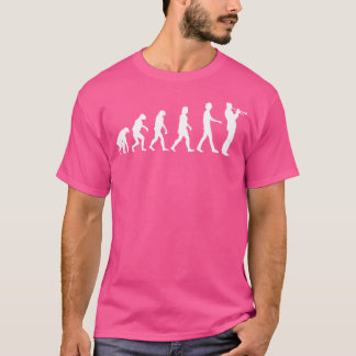 Trompettist Evolutie Trompetspeler Muziektrompet T-shirt