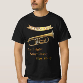 Trompettist Grappige Humor Muziekinstrument T-shirt