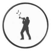 Trompettist Hockey Puck (Voorkant)