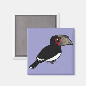 Trompettist Hornbill Magneet (Voorkant / Achterkant)