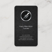 Trompettist Icon Grunge BusinessCard Visitekaartje (Voorkant)
