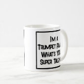 Trompettist Super Talent. trompettist Koffiemok (Voorkant rechts)