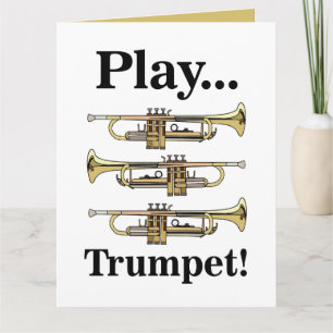 Trompettist Trompetspeler Muzikant Kaart