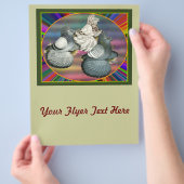 Trompettisten Duiven Drie Flyer (Hand)