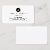 Trompettrompettist Visitekaartje (Voorkant / Achterkant)