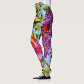 trompetvijn, struik van de vlinder, bijenbalm, vog leggings (Links)