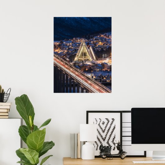 Tromso Arctic Cathedral Poster (Thuiskantoor)