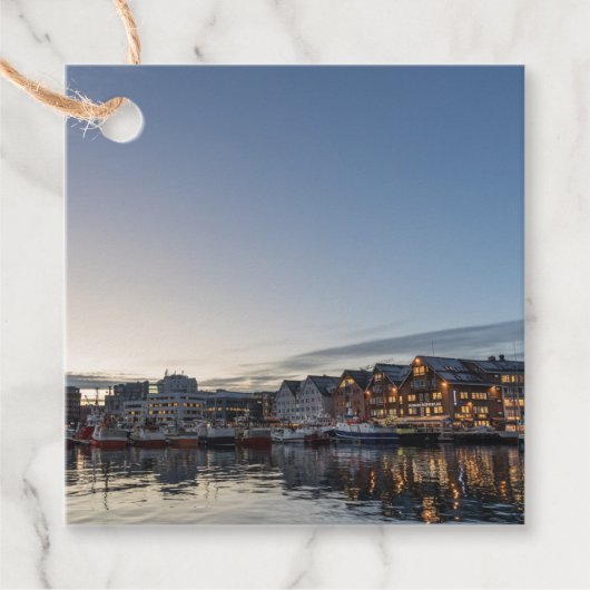 Tromso Noorwegen Bedankjes Labels (Voorkant)