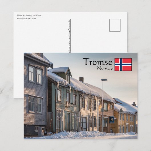 Tromso Noorwegen Briefkaart (Voorkant / Achterkant)