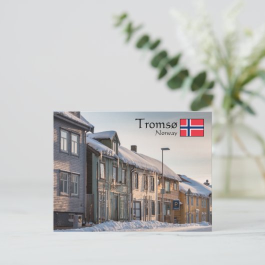 Tromso Noorwegen Briefkaart (Staand voorkant)