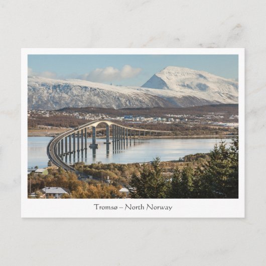 Tromso Noorwegen Briefkaart (Voorkant)