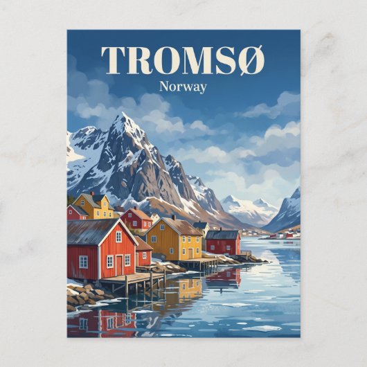 Tromsø Noorwegen Briefkaart (Voorkant)